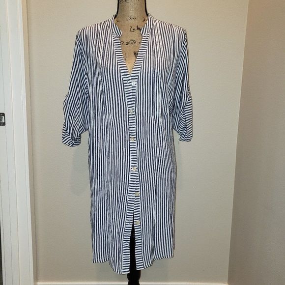 Club Z Collection Dresses Nwt Club Z Collection Striped Shirt Dress